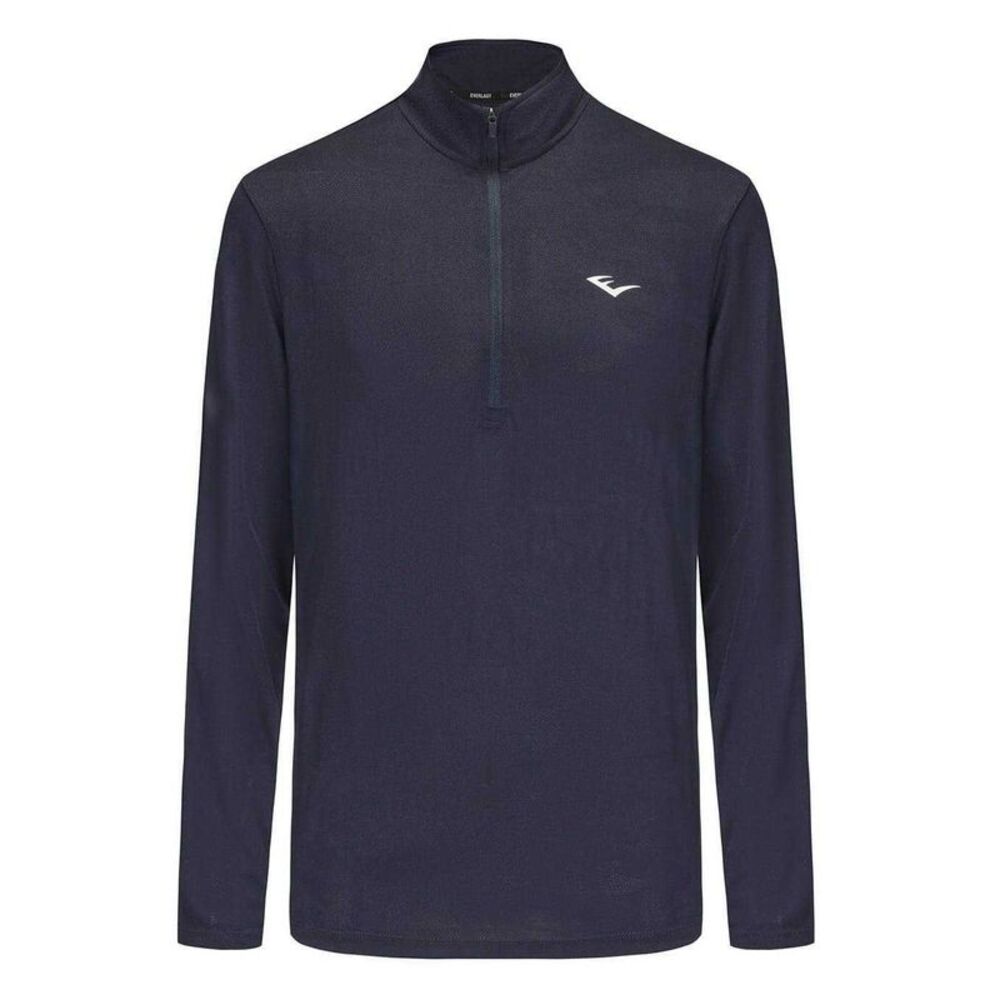 Everlast Mens Mock Neck Regular Long-Sleeved Top / Navy